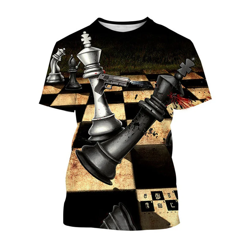 New In 3D Printing Chess T Shirt For Men Fashion Casual Summer Street T-shirts Round Neck Short Sleeve Tees Tops Kids Clothes
New In 3D Printing Chess T Shirt For Men Fashion Casual Summer Street T-shirts Round Neck Short Sleeve Tees Tops Kids Clothes