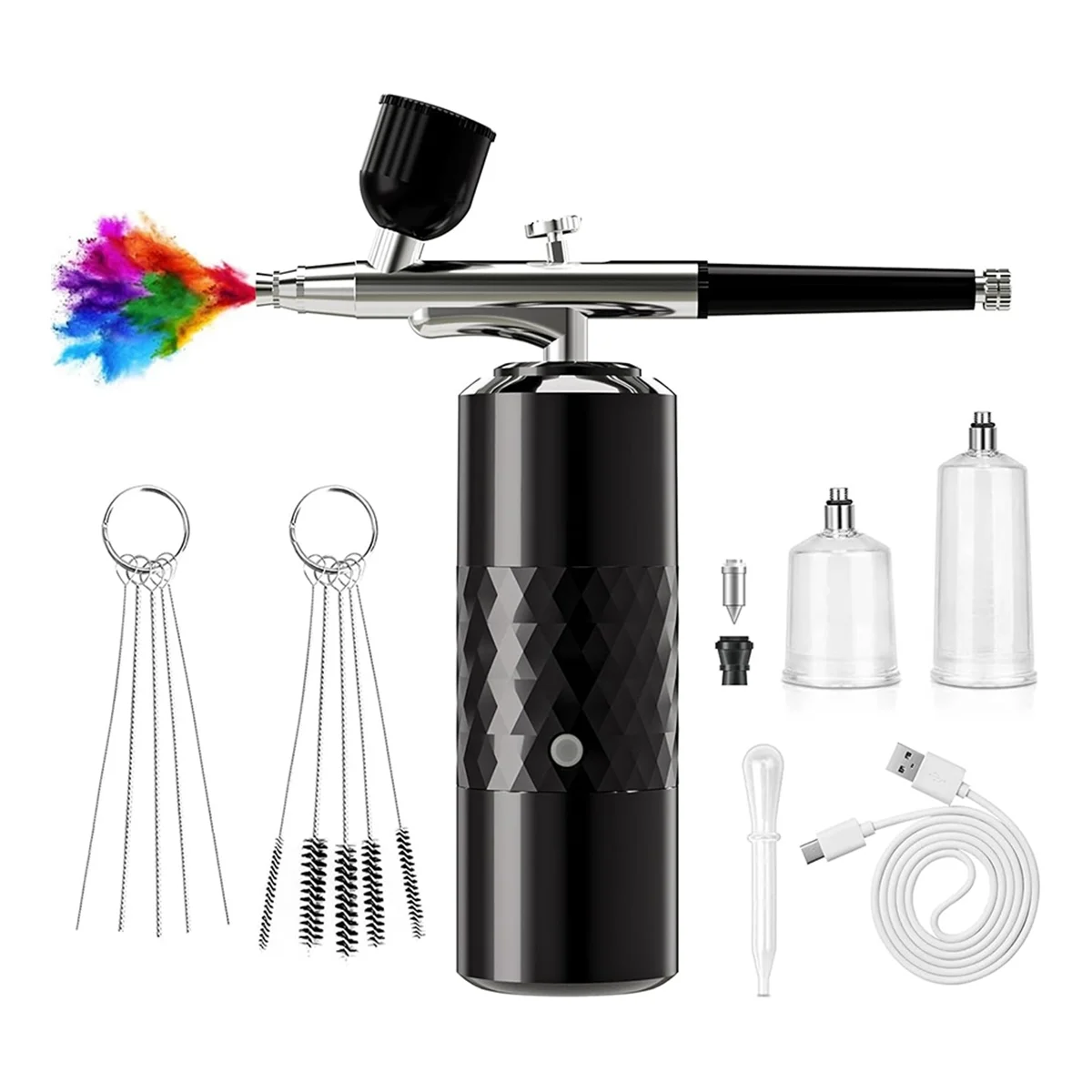 

Airbrush Kit Rechargeable Cordless Airbrush Compressor Portable Handheld Airbrush Airbrush for Model Painting