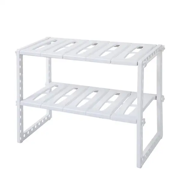 New Kitchen/bathroom Under Sink Rack Expandable Stackable Stainless Steel Multi-Functional Organizer Racks White
New Kitchen/bathroom Under Sink Rack Expandable Stackable Stainless Steel Multi-Functional Organizer Racks White