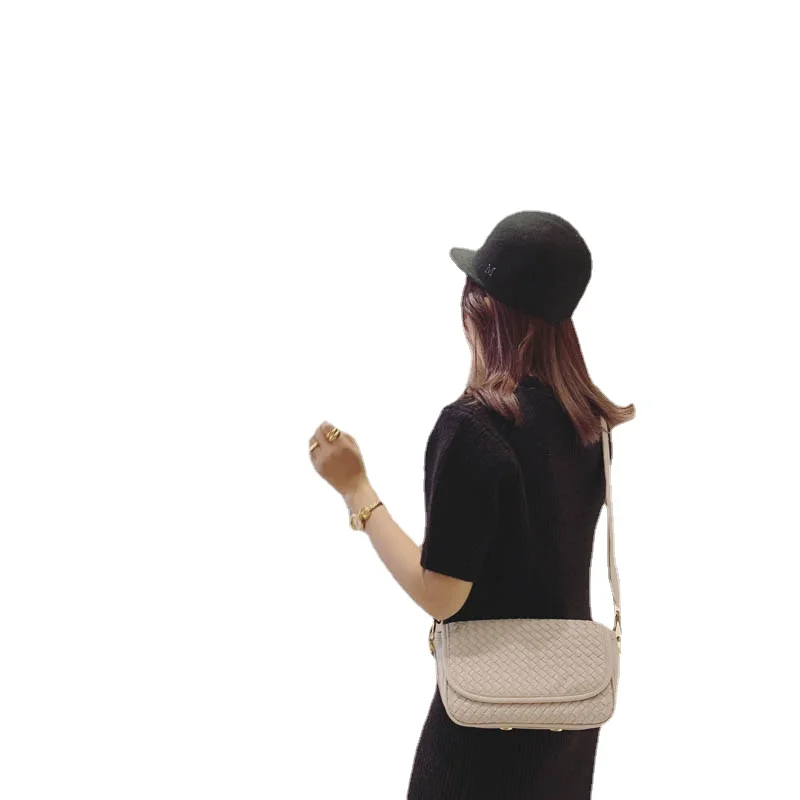 

Hxl Woven Camera Bag Fashion All-Match Casual Shoulder Messenger Bag Fashion