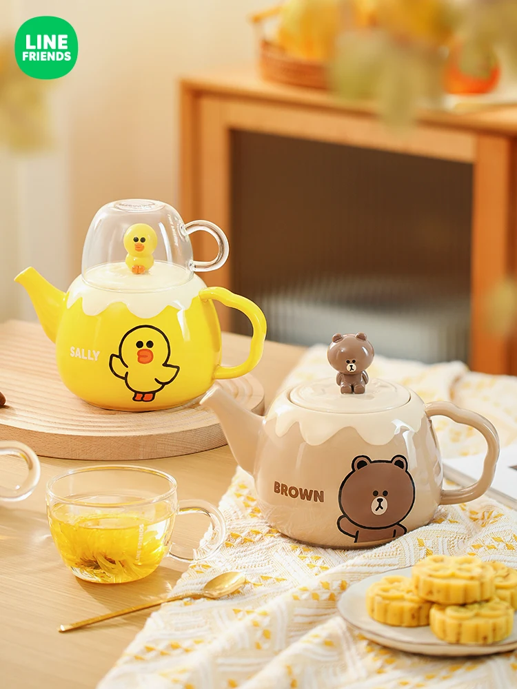 Line Friends Brown Sally Household Ceramic Coffee Pot Thermos Coffee Mug Afternoon Tea Brewer Anime Cute Cartoon Birthday Gift
Line Friends Brown Sally Household Ceramic Coffee Pot Thermos Coffee Mug Afternoon Tea Brewer Anime Cute Cartoon Birthday Gift
