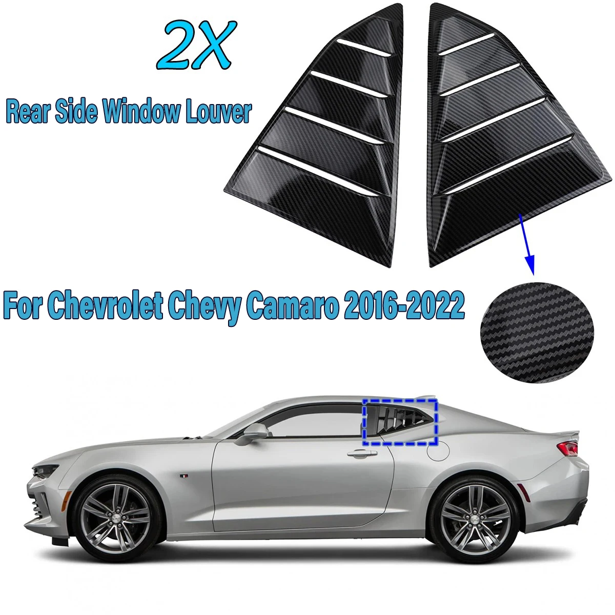 Для Chevrolet Chevy Camaro 2016-2022 задней четверти окна жалюзи солнцезащитный черный/блестящий/углеродное волокно спойлер панель
Для Chevrolet Chevy Camaro 2016-2022 задней четверти окна жалюзи солнцезащитный черный/блестящий/углеродное волокно спойлер панель