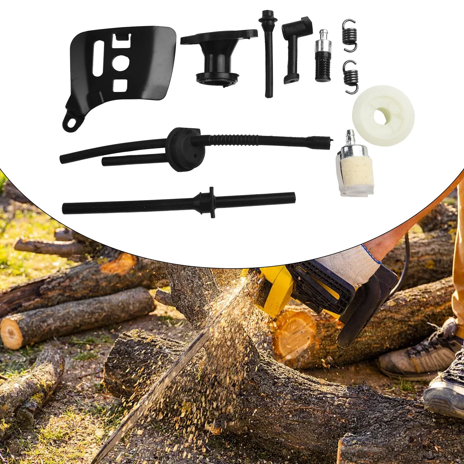 Essential Replacement Parts Fuel Oil Hose Worm Gear Intake Manifold Bar Plate Set for Chinese Chainsaw 2500 25cc
Essential Replacement Parts Fuel Oil Hose Worm Gear Intake Manifold Bar Plate Set for Chinese Chainsaw 2500 25cc