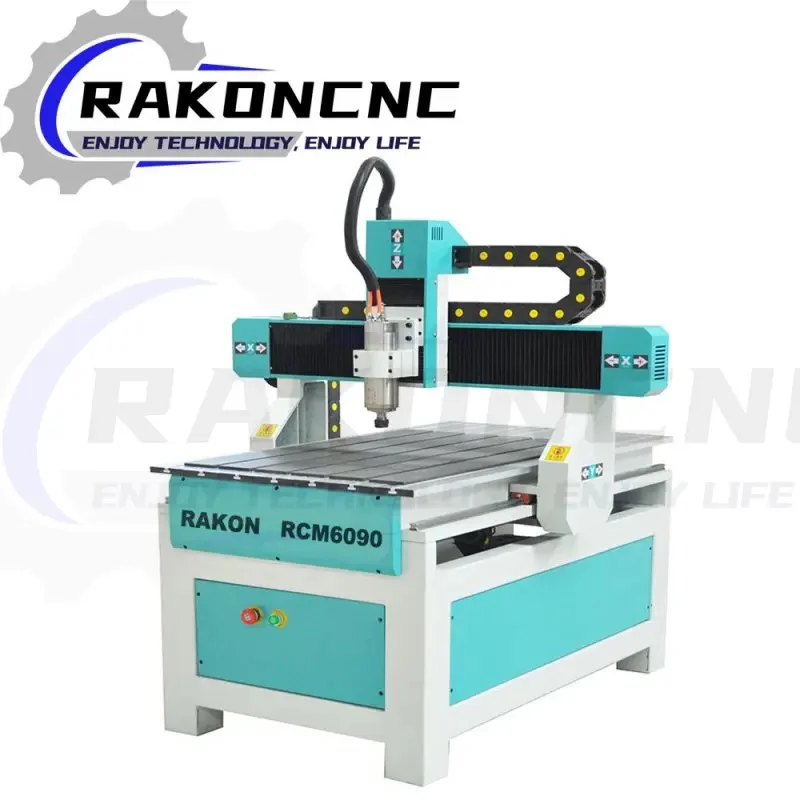 

3D Letter Carving CNC Wood Router Machine Mini 6090 With New Motor Pump Gear Plc Component