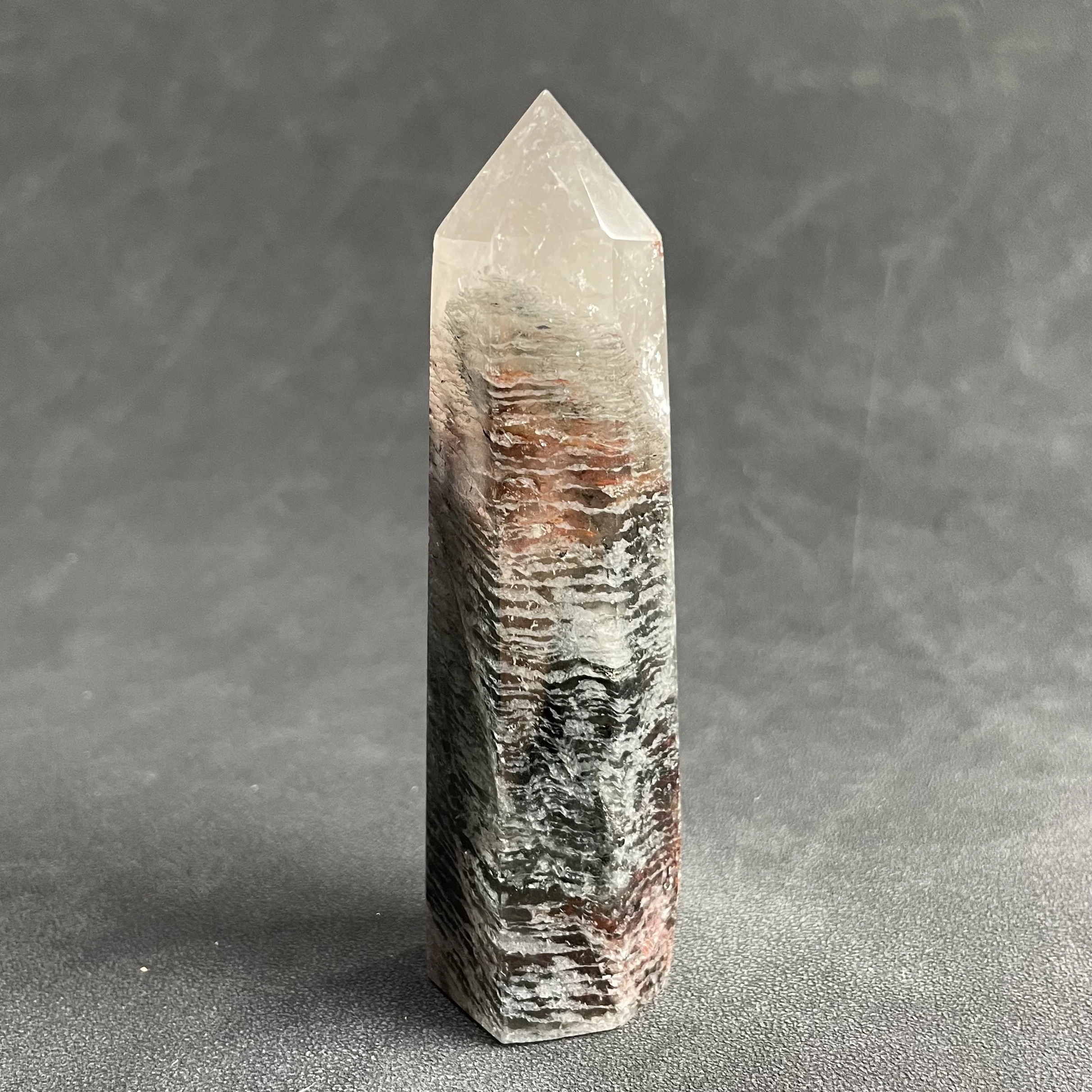 101g Natural Stone Green Phantom Crystal Tower Polished Quartz Wand Point Reiki Healing Gift Room Decor Obelisk Y1066
101g Natural Stone Green Phantom Crystal Tower Polished Quartz Wand Point Reiki Healing Gift Room Decor Obelisk Y1066
