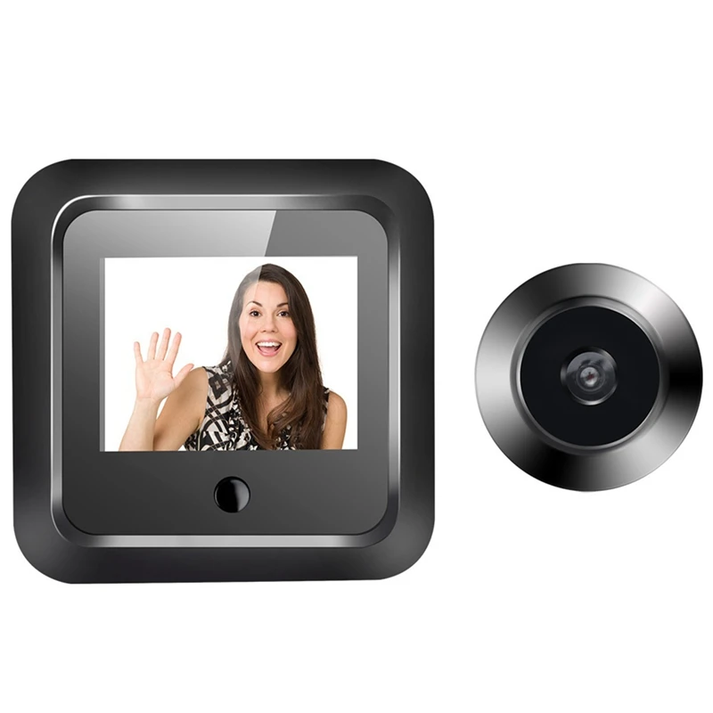 1Set 2.4 Inch 120° Smart Digital Door Viewer Camera Security Monitor 240X320 HD Visual Doorbell Black
1Set 2.4 Inch 120° Smart Digital Door Viewer Camera Security Monitor 240X320 HD Visual Doorbell Black