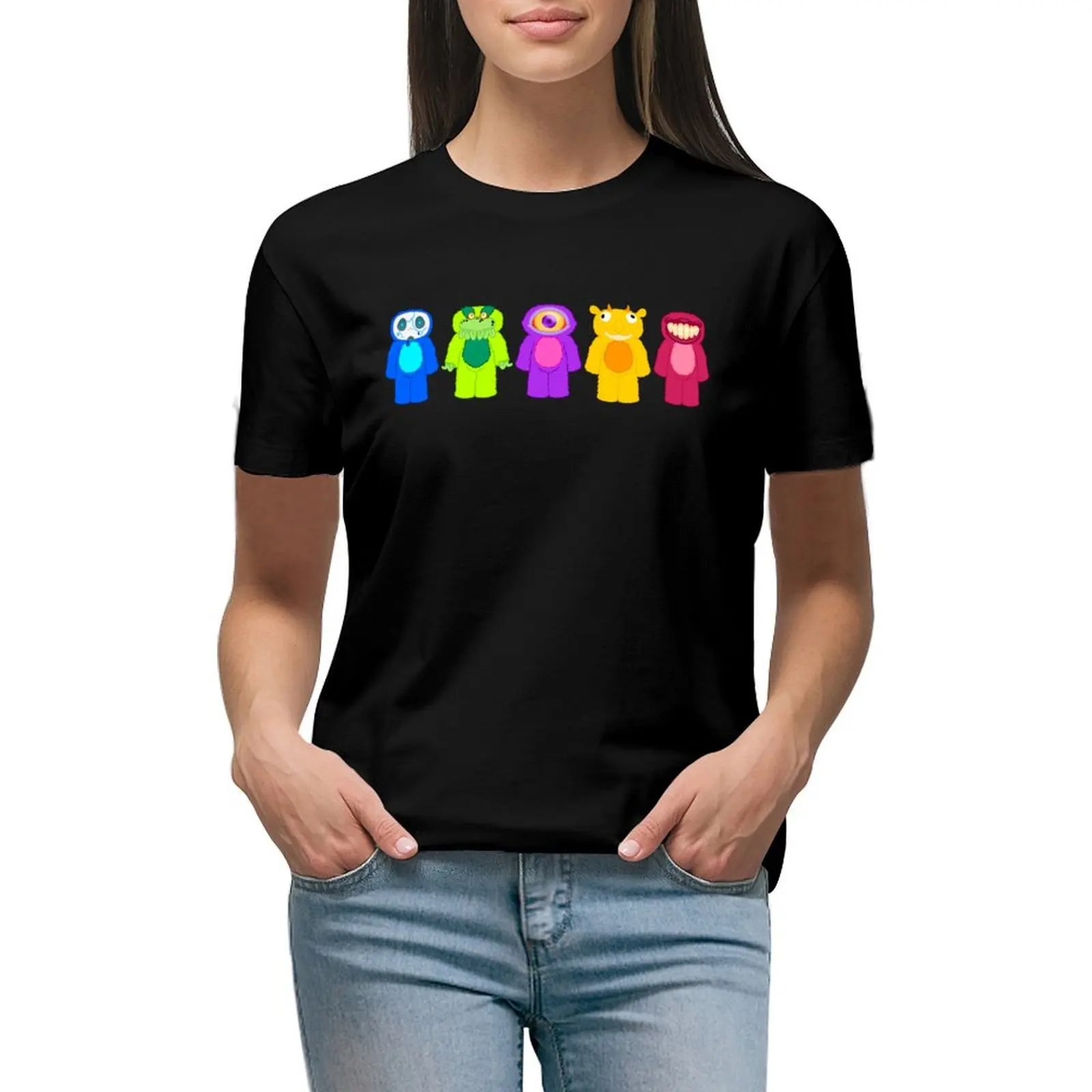 Lords In Black Plushies T-shirt vintage clothes summer tops aesthetic clothes Women tops
Lords In Black Plushies T-shirt vintage clothes summer tops aesthetic clothes Women tops