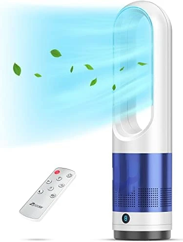 Fan for Bedroom, 22 Inch Bladeless Fan, 80° Oscillating Fan with Remote, 8 Speeds, 9H Timer, Quiet Desk Cooling Fan, Standing F
Fan for Bedroom, 22 Inch Bladeless Fan, 80° Oscillating Fan with Remote, 8 Speeds, 9H Timer, Quiet Desk Cooling Fan, Standing F