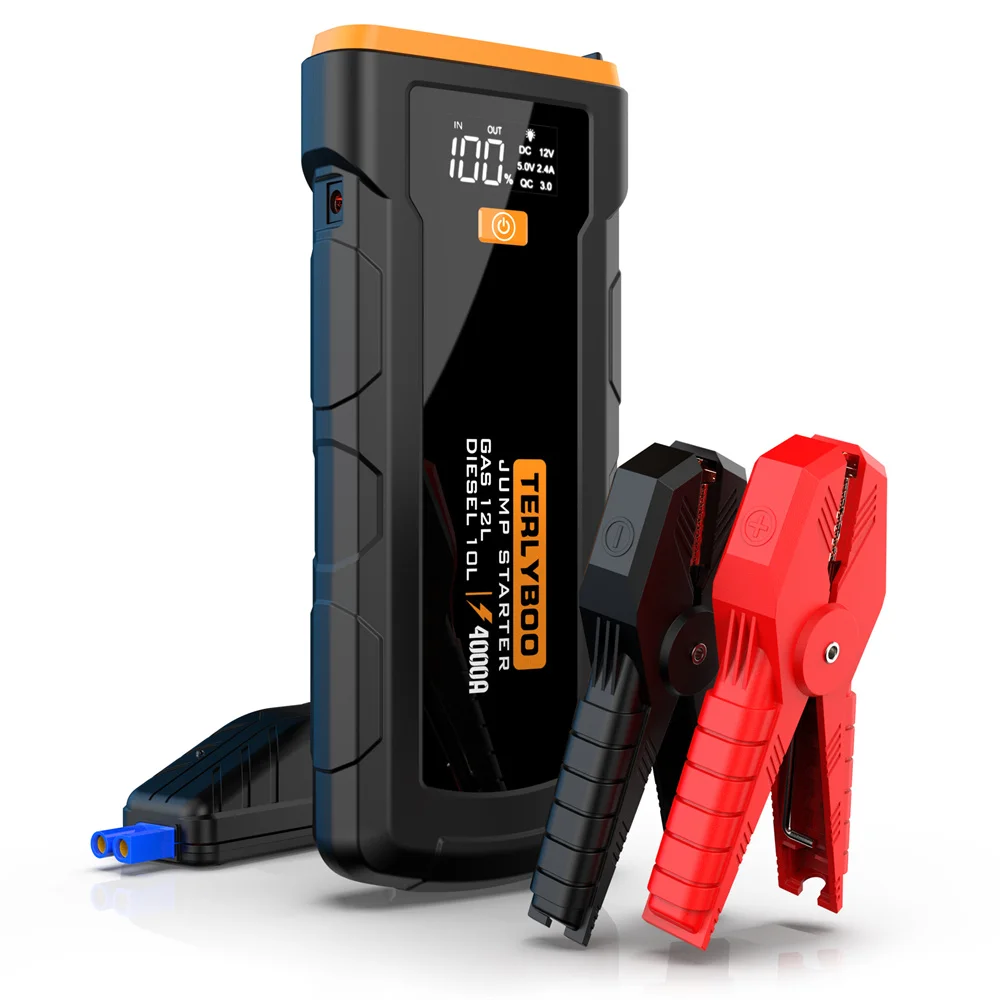 24000mAh Car Jump Starter Power Bank 12V Portable Car Battery Booster Charger Starting Device Petrol Diesel Car Starter Powerful
24000mAh Car Jump Starter Power Bank 12V Portable Car Battery Booster Charger Starting Device Petrol Diesel Car Starter Powerful