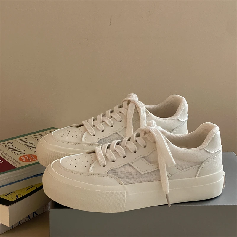 2023 Black Flats Sneakers Women Vulcanized Shoes Platform Fashion Lace Up Sports Shoes Female Trend Casual Sneakers Shoes Brand
2023 Black Flats Sneakers Women Vulcanized Shoes Platform Fashion Lace Up Sports Shoes Female Trend Casual Sneakers Shoes Brand