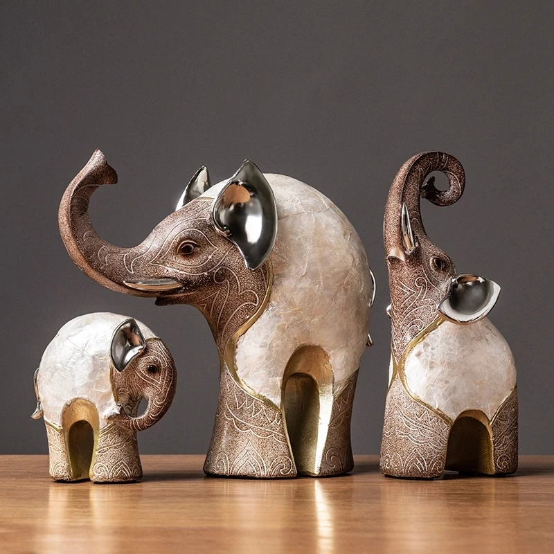 Creative Elephant Statue Resin Retro Home Decor Animal Sculptures For Home Design Modern Home Accessories African Elephant Craft
Creative Elephant Statue Resin Retro Home Decor Animal Sculptures For Home Design Modern Home Accessories African Elephant Craft