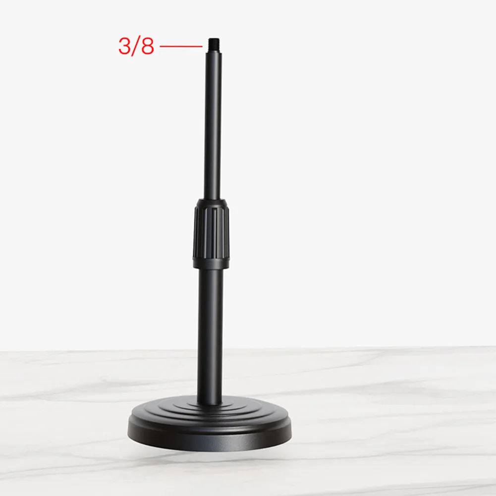 Adjustable Height Desktop Microphone Stand Phone Holder Mic Bracket Round Base Mic Holder Clip For Podcasts Singing Parts
Adjustable Height Desktop Microphone Stand Phone Holder Mic Bracket Round Base Mic Holder Clip For Podcasts Singing Parts