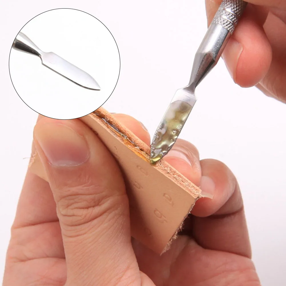 Leather Dual Head Edge Oil Gluing Dye Pen Applicator Speedy Paint Roller Tool For Leather Craft Tools Double
Leather Dual Head Edge Oil Gluing Dye Pen Applicator Speedy Paint Roller Tool For Leather Craft Tools Double