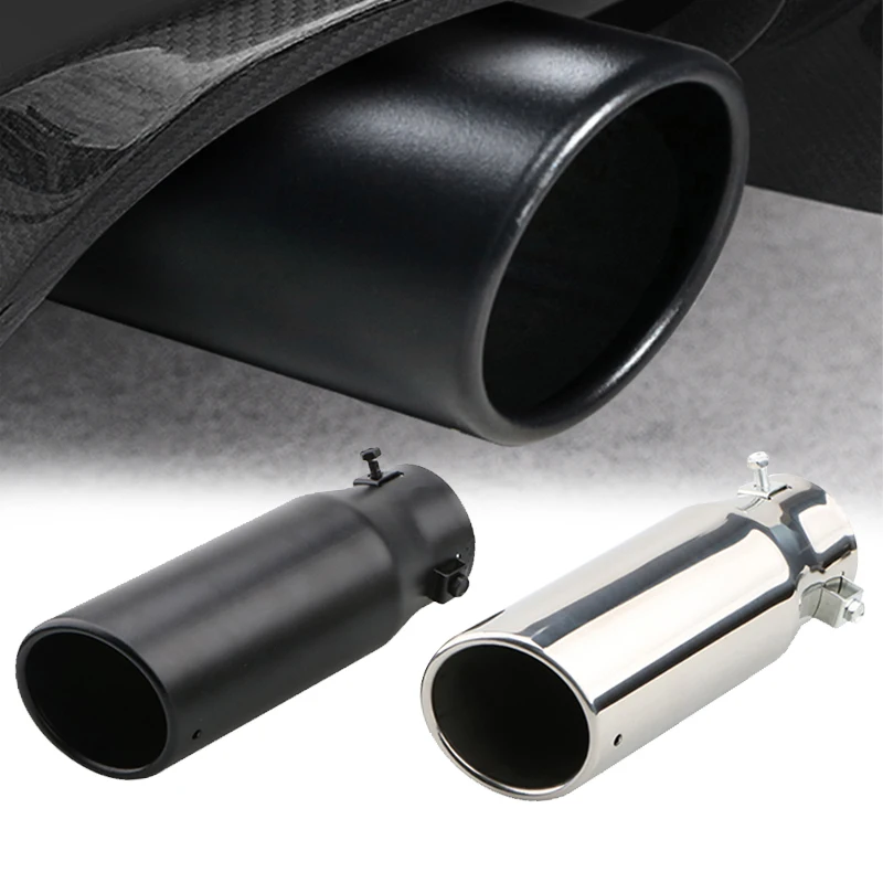 63mm Universal Car Exhaust Tail Muffler Tip Stainless Steel Exhaust Tips Pipes Auto Muffler Modified Car Accessories
63mm Universal Car Exhaust Tail Muffler Tip Stainless Steel Exhaust Tips Pipes Auto Muffler Modified Car Accessories