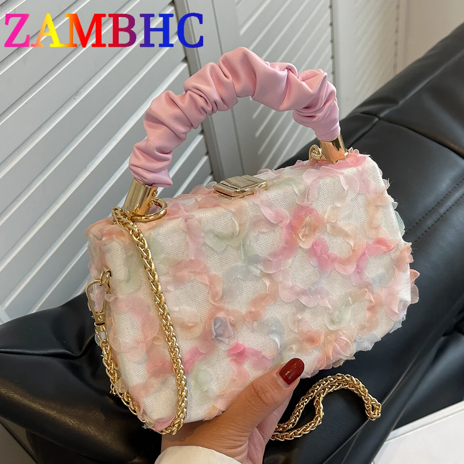 Cute Lace Flowers Shoulder Crossbody Bags for Women 2023 Laste Trend Spring Lady Small Tote Bag Luxury Designer Hard PVC Handbag
Cute Lace Flowers Shoulder Crossbody Bags for Women 2023 Laste Trend Spring Lady Small Tote Bag Luxury Designer Hard PVC Handbag