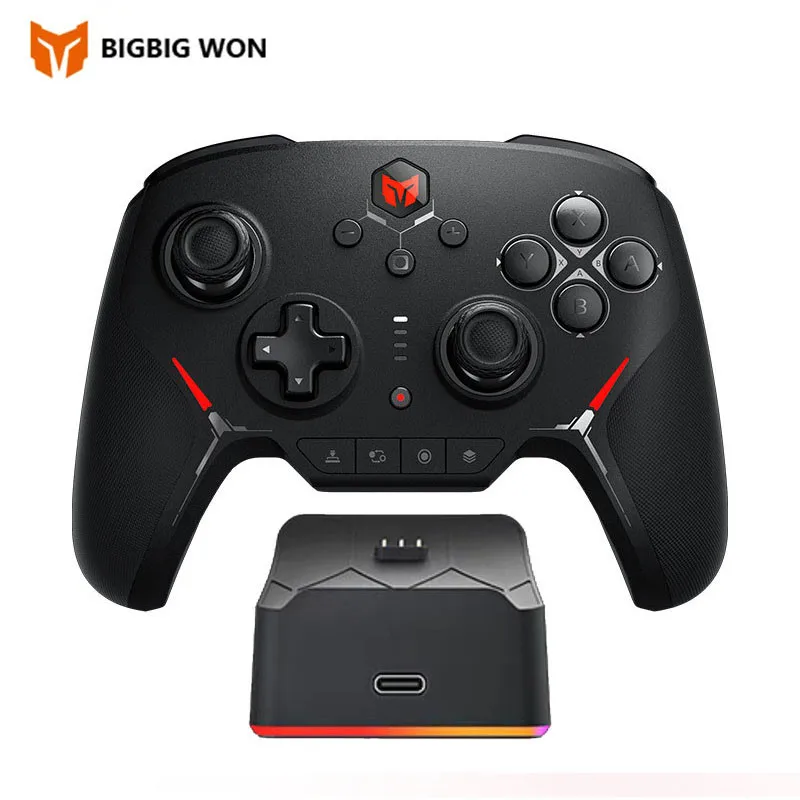 BIGBIG WON Blitz Macro Mecahanic Gamepad Support Bluetooth/NFC/ALPS Built-in Battery Elite Controller For Switch/PC/Android/IOS 
BIGBIG WON Blitz Macro Mecahanic Gamepad Support Bluetooth/NFC/ALPS Built-in Battery Elite Controller For Switch/PC/Android/IOS