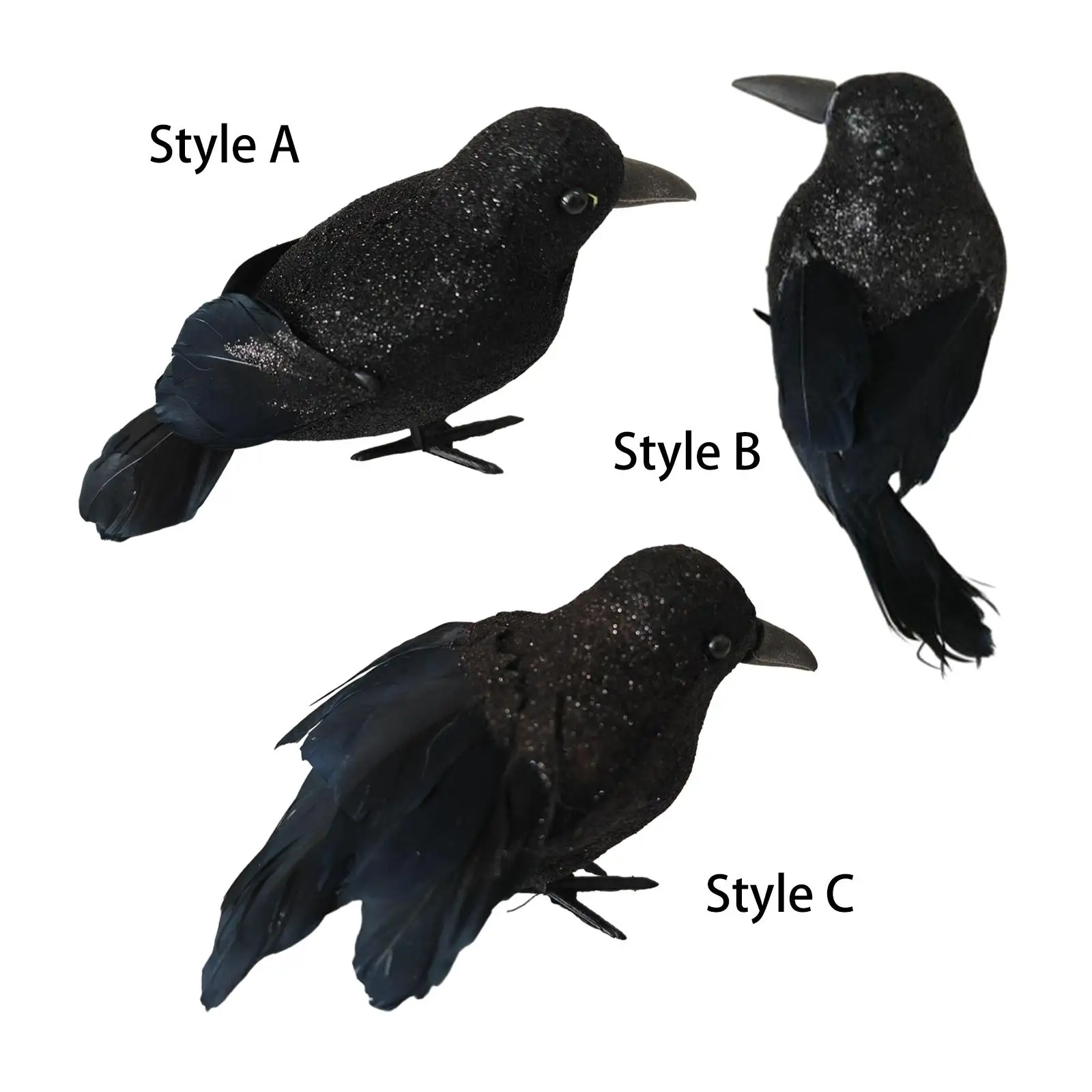Photography Prop Realistic Looking Festive Party Supplies Halloween Decoration Birds for Home Garden Porch Yard Balcony
Photography Prop Realistic Looking Festive Party Supplies Halloween Decoration Birds for Home Garden Porch Yard Balcony