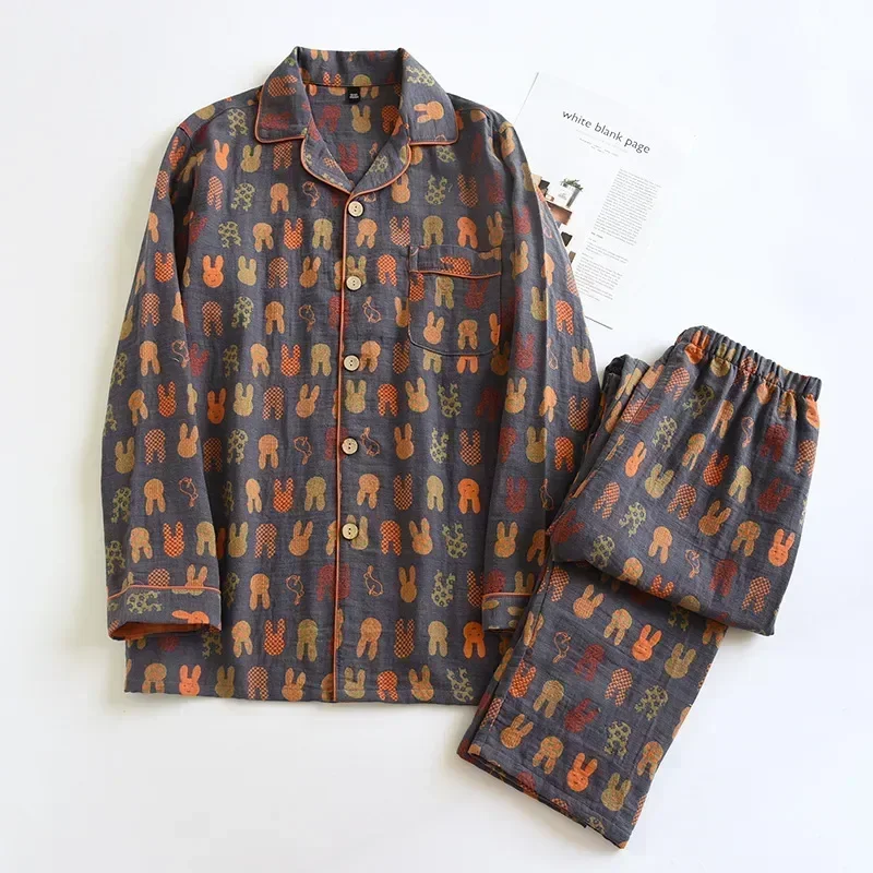 Cotton Pyjamas Loose Couple Nightgown Sets Pajamas Print Sleepwear Homewear For Casual Yarn Womens Mens And New
Cotton Pyjamas Loose Couple Nightgown Sets Pajamas Print Sleepwear Homewear For Casual Yarn Womens Mens And New