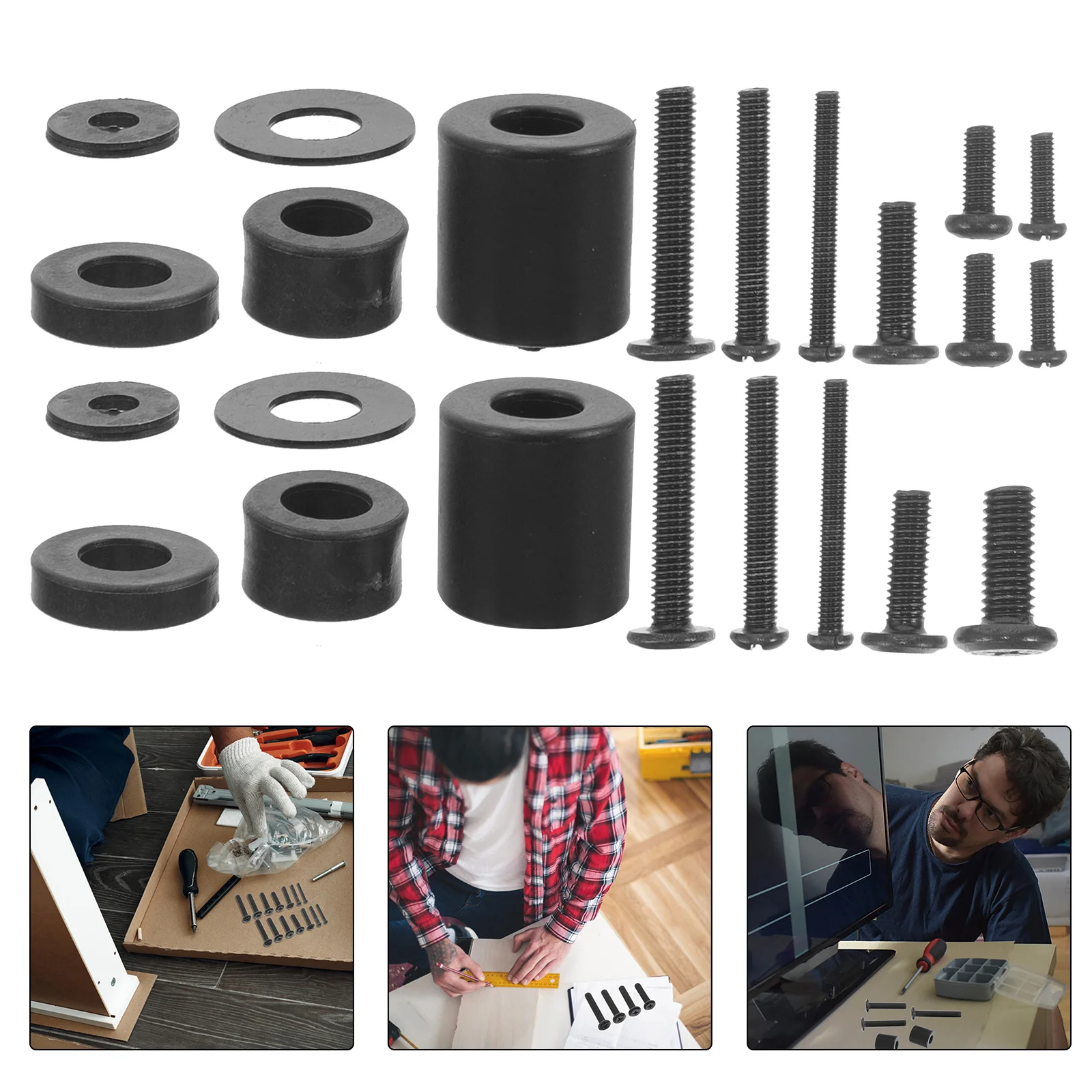 1 Set Mounting Screws Replacement Wall Mounted Stand Screw Accessories Mount Hardwares
1 Set Mounting Screws Replacement Wall Mounted Stand Screw Accessories Mount Hardwares