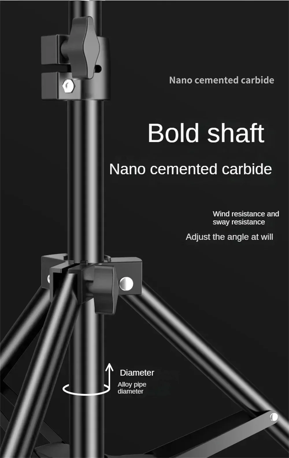 360° Extendable Live Tripod 57cm-170cm Mobile Phone Alloy Stand Foldable Holder Video Recording Universal Selfie Landing Monpod 360° Extendable Live Tripod 57cm-170cm Mobile Phone Alloy Stand Foldable Holder Video Recording Universal Selfie Landing Monpod