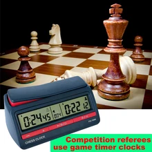 Professional Chess Digital Timer Chess Clock Countdown Timer Electronic Chess Clock for Board Game Competition
Professional Chess Digital Timer Chess Clock Countdown Timer Electronic Chess Clock for Board Game Competition