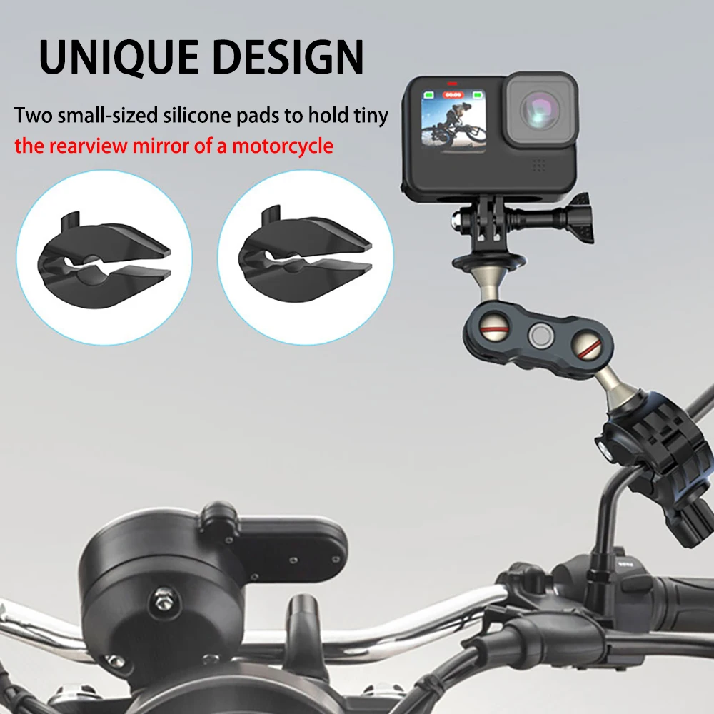 Подходит для спортивных камер GOPro/Yingshi 360/DJI Action, аксессуары для крепления на мотоцикле
Подходит для спортивных камер GOPro/Yingshi 360/DJI Action, аксессуары для крепления на мотоцикле