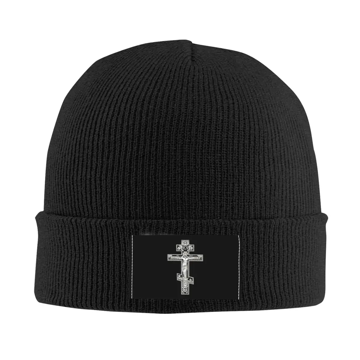 

Православная шапочка с крестом, шапки, крутая вязаная шапка для женщин и мужчин, зимние теплые религиозные шапочки с христианским Иисусом, шапки-бини, шапки