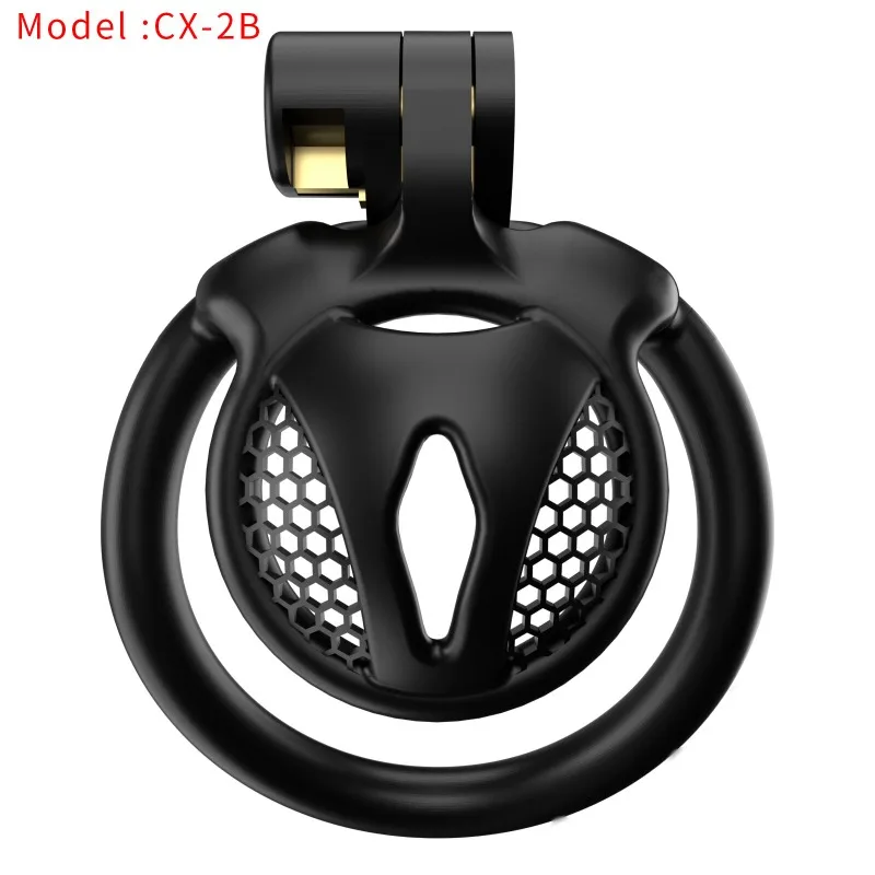 Mini dispositivos de castidade masculina com 5 anéis penis, Pequena gaiola do galo, Bloqueio de castidade, BDSM Slave Sex Toy para homem e gay, 7 modos Mini dispositivos de castidade masculina com 5 anéis penis, Pequena gaiola do galo, Bloqueio de castidade, BDSM Slave Sex Toy para homem e gay, 7 modos