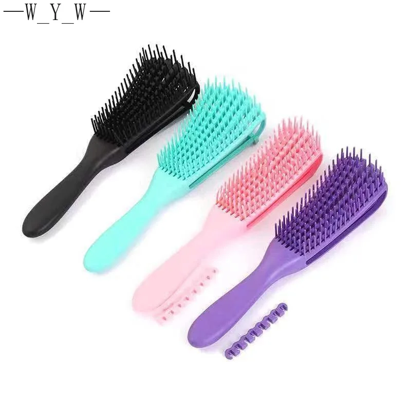 

1Pc Multi-functional Eight Claw Ribs Comb Scalp Massage Wig Straight Hair Curly Hair Fluffy Professional Styling Tool