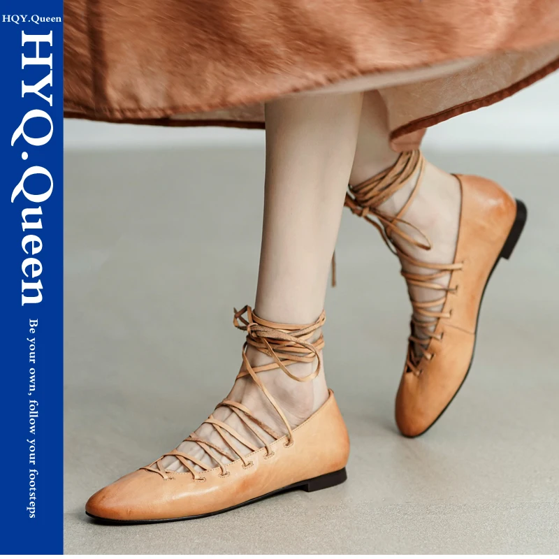 Fashion Women Mary Jane Sandals Ballet Flats New In Lace up Full Grain Leather Genuine Female Shoes Dance Fashion Ladies Slides
Fashion Women Mary Jane Sandals Ballet Flats New In Lace up Full Grain Leather Genuine Female Shoes Dance Fashion Ladies Slides