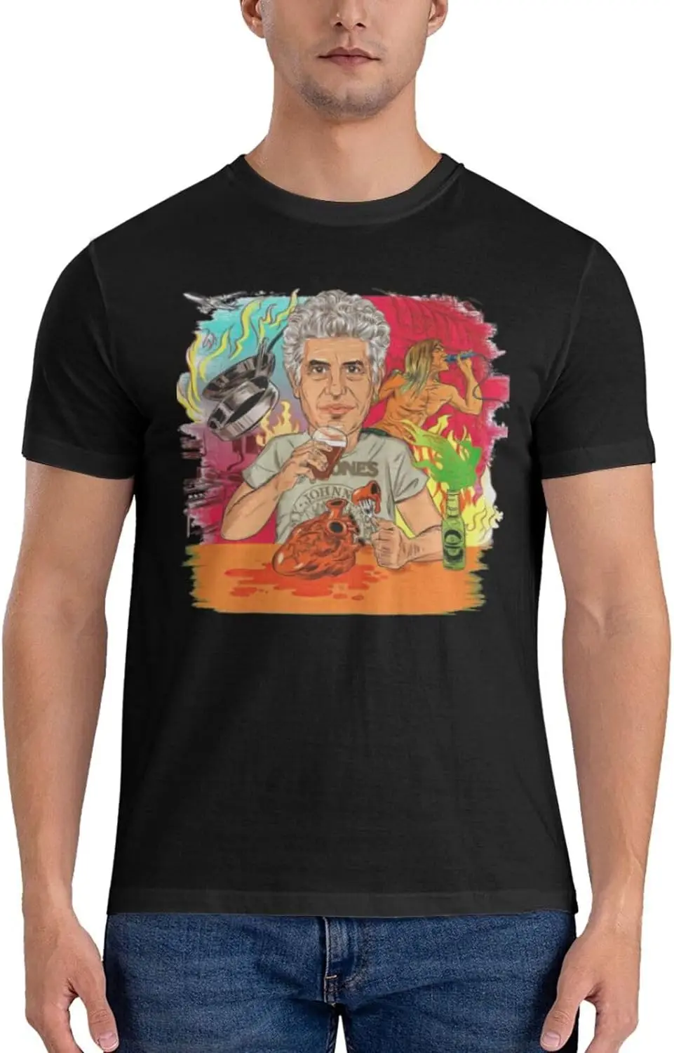 Men's Ultra Soft T Shirt Classic Fit Lightweight Short Sleeve Casual Basic Cotton Shirts Black
Men's Ultra Soft T Shirt Classic Fit Lightweight Short Sleeve Casual Basic Cotton Shirts Black