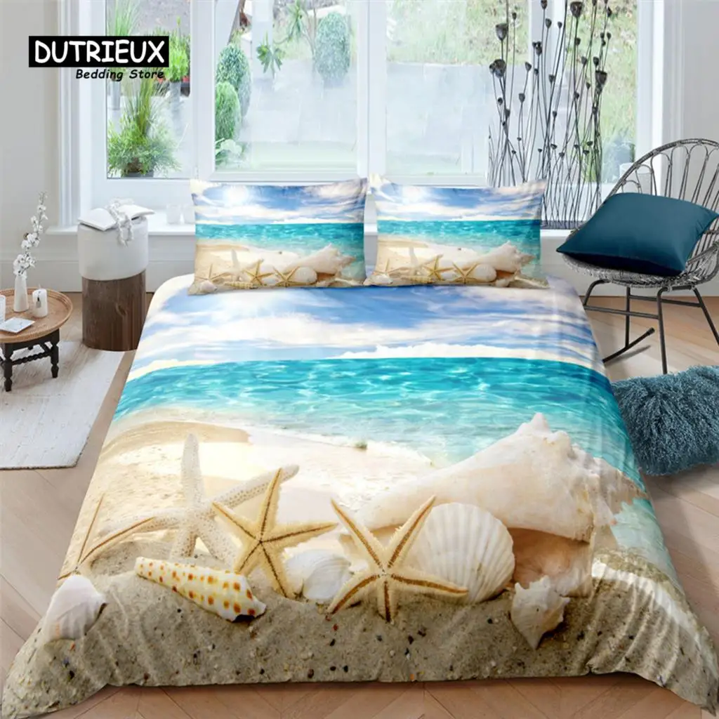 Home Living Luxury 3D Starfish Print 2/3Pcs Comfortable Duvet Cover PillowCase Bedding Sets Kids Queen and King EU/US/AU Size
Home Living Luxury 3D Starfish Print 2/3Pcs Comfortable Duvet Cover PillowCase Bedding Sets Kids Queen and King EU/US/AU Size