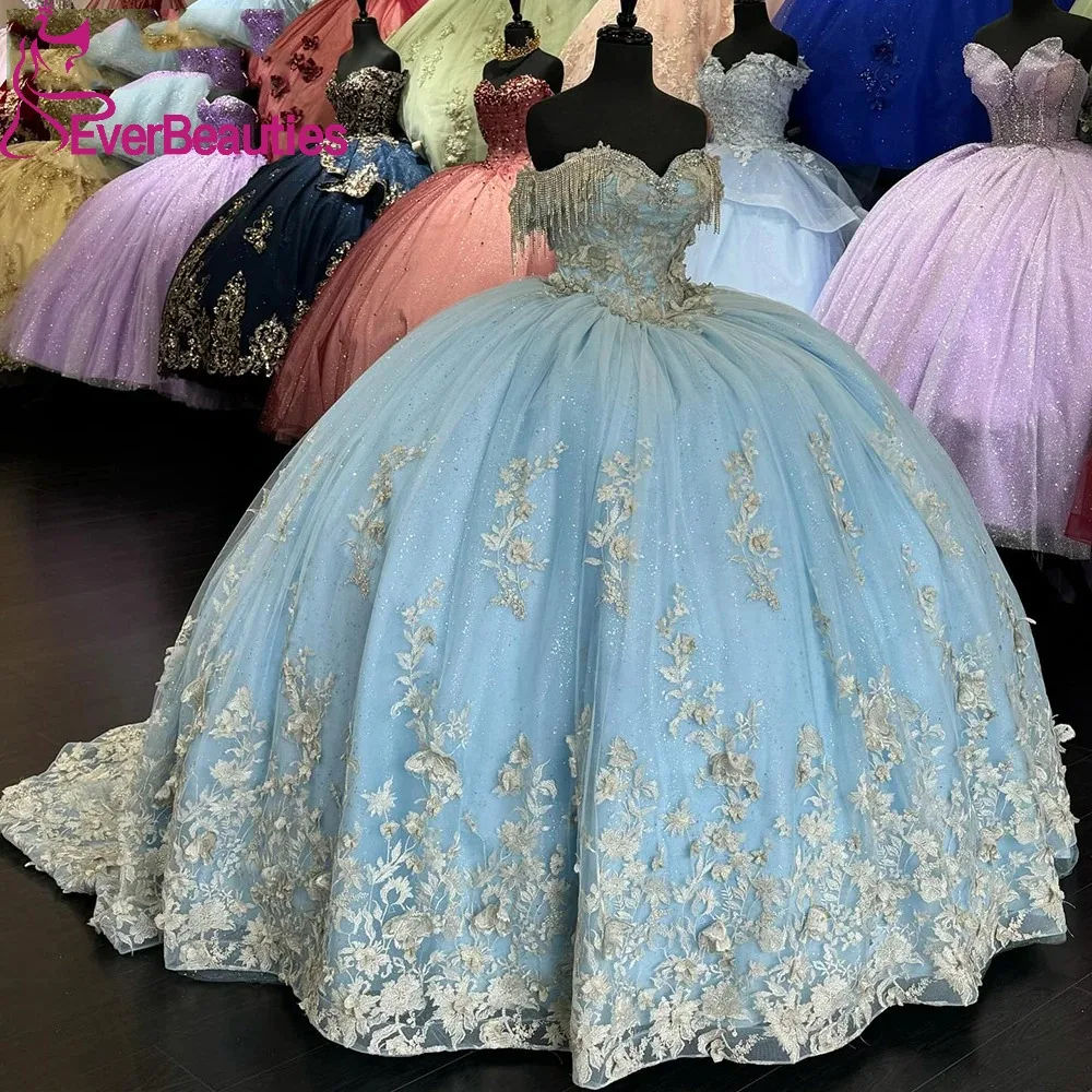 Vestidos De 15 Quinceañera Off Shoulder Quinceanera Dresses Ball Gown Sweetheart Tulle Appliques Sweet 16 Dress for Juniors
Vestidos De 15 Quinceañera Off Shoulder Quinceanera Dresses Ball Gown Sweetheart Tulle Appliques Sweet 16 Dress for Juniors