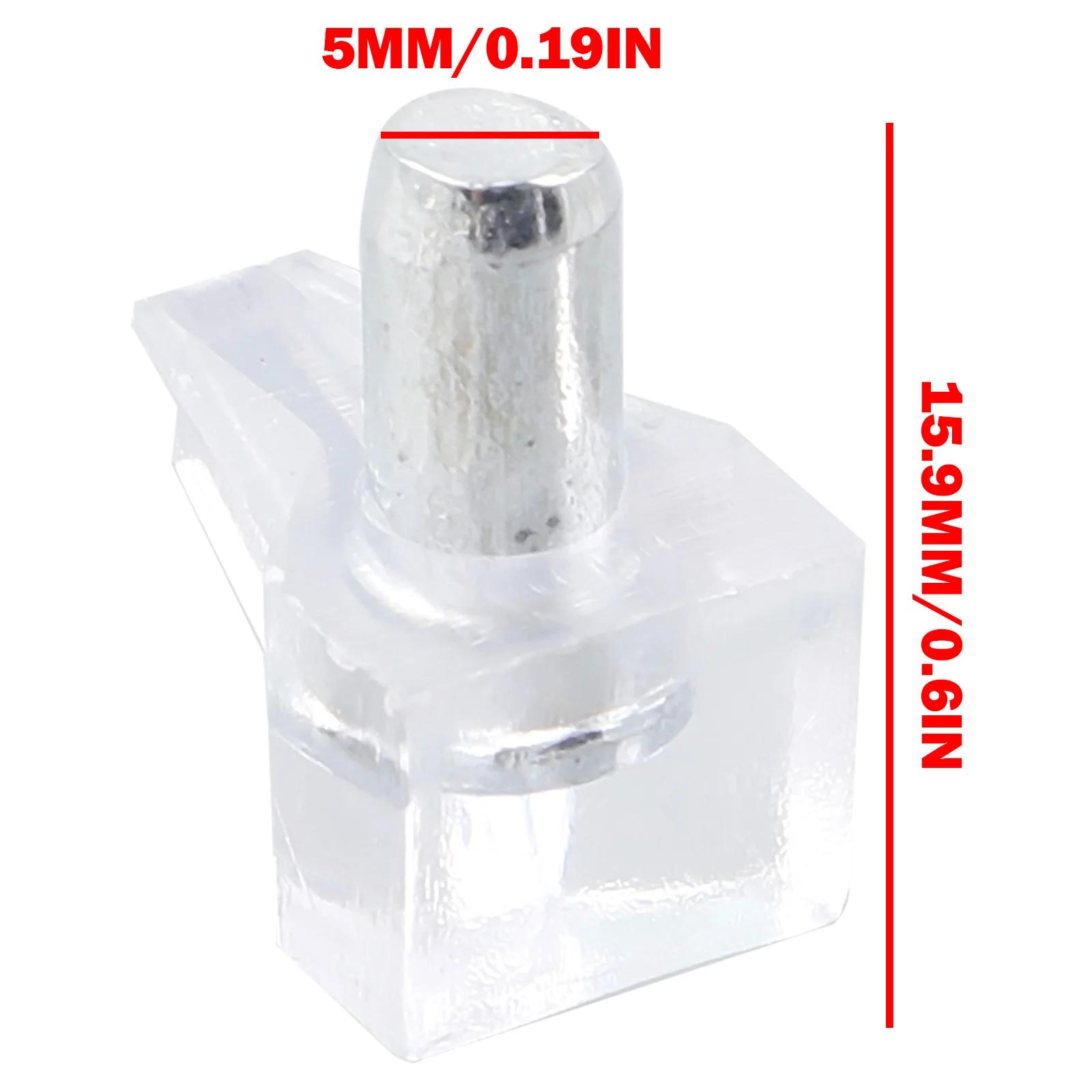 50pcs Clear Carbint Shelf Support 5mm Plastic Bracket For Furniture Inside Shelf Holder Pegs Studs Kit With Pin Hardware Tools
50pcs Clear Carbint Shelf Support 5mm Plastic Bracket For Furniture Inside Shelf Holder Pegs Studs Kit With Pin Hardware Tools