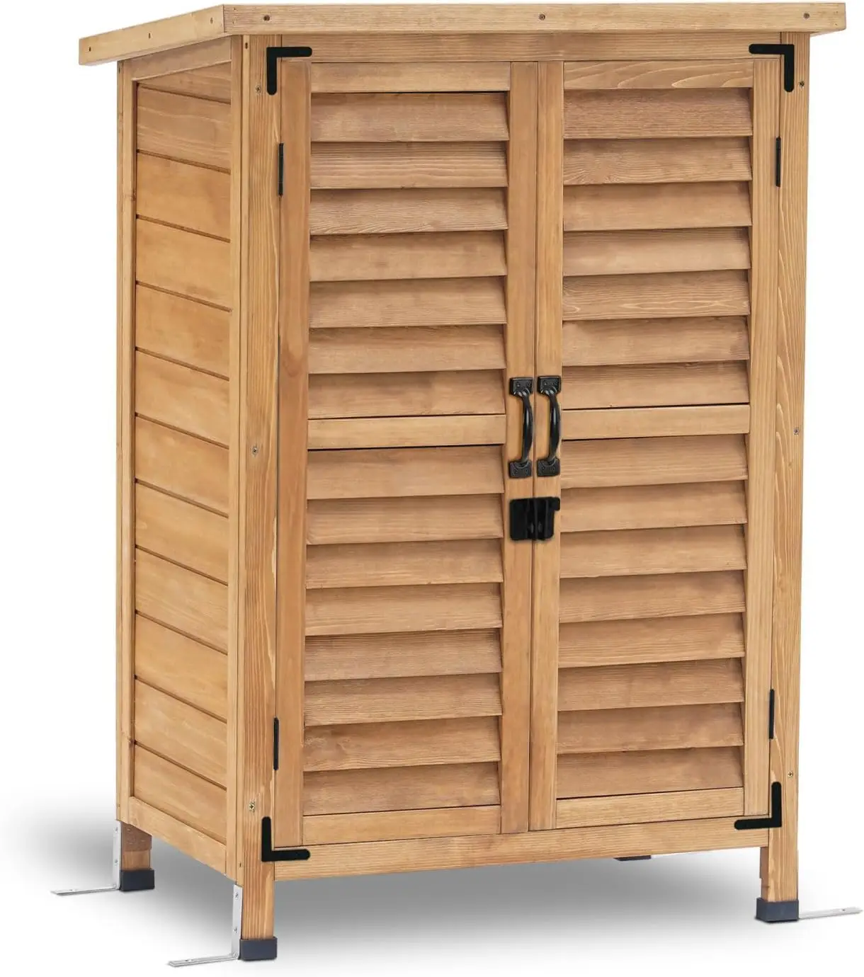 Outdoor Wood Storage Cabinet,Small Size Garden Wooden Tool Shed with Double Doors,Outside Tools Cabinet for Backyard
Outdoor Wood Storage Cabinet,Small Size Garden Wooden Tool Shed with Double Doors,Outside Tools Cabinet for Backyard