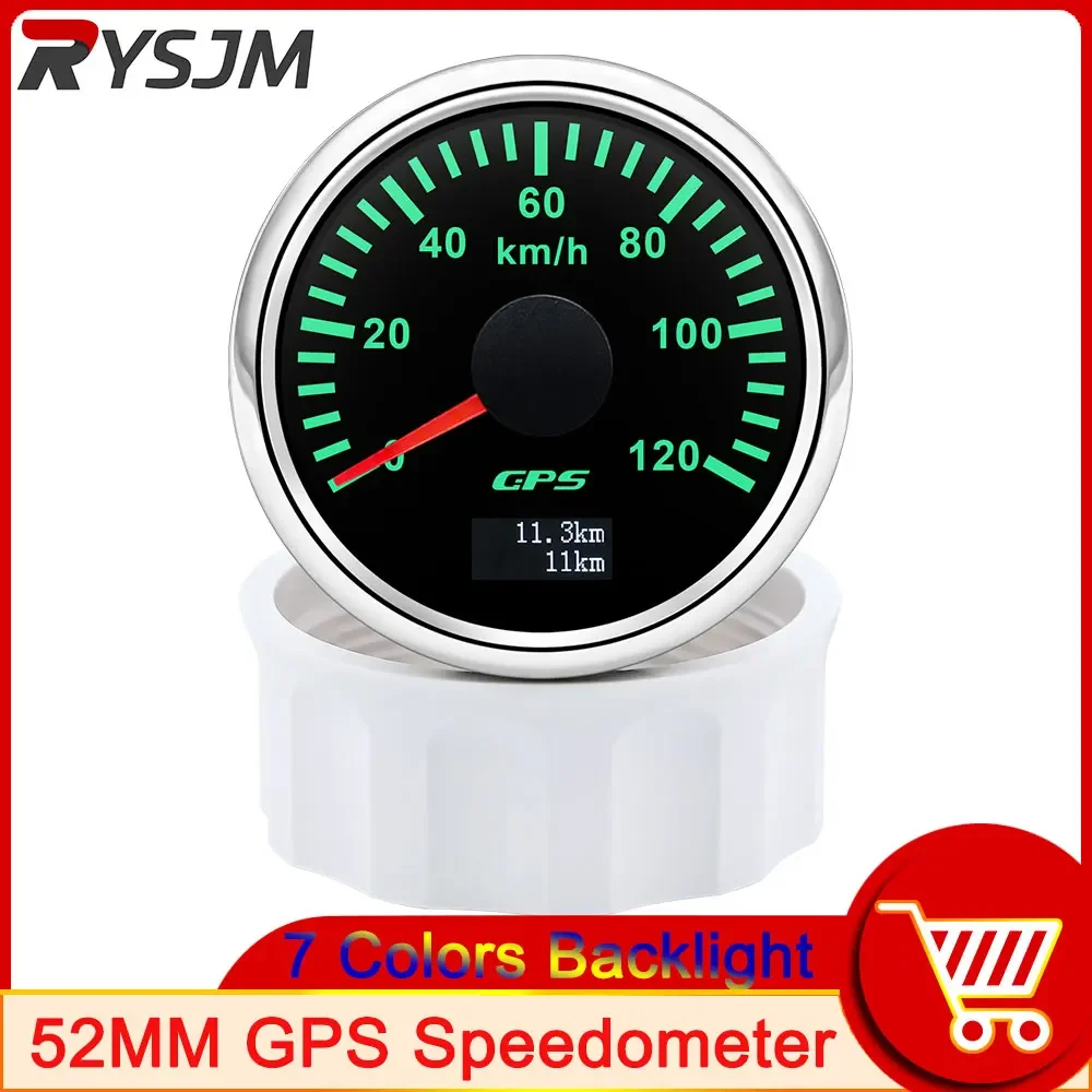 Universal 7 Color Backlight 52MM Digital GPS Speedometer Gauge KMH Suitable For Both 12V And 24V Vehicles Waterproof Boat Yachts
Universal 7 Color Backlight 52MM Digital GPS Speedometer Gauge KMH Suitable For Both 12V And 24V Vehicles Waterproof Boat Yachts
