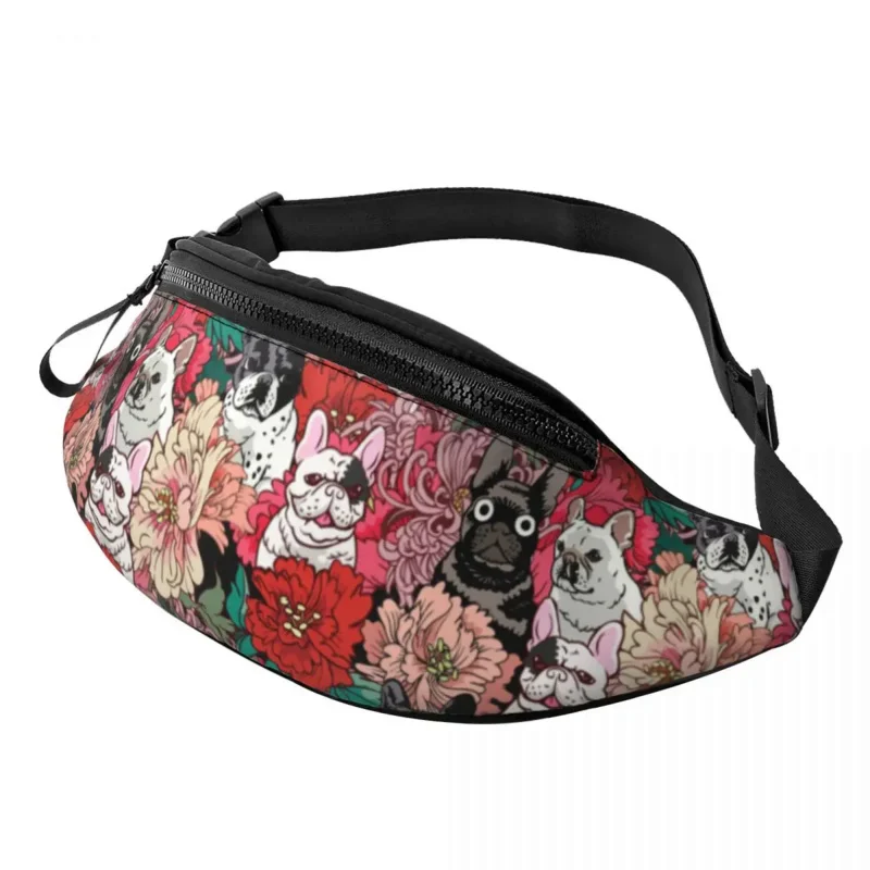 Flowers French Bulldog Fanny Bag Customized Dog Crossbody Waist Pack Women Men Cycling Camping Phone Money Pouch
Flowers French Bulldog Fanny Bag Customized Dog Crossbody Waist Pack Women Men Cycling Camping Phone Money Pouch