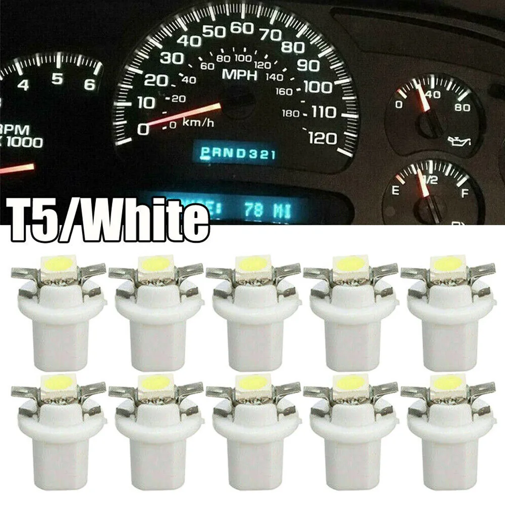 10×Auto LED Bulb T5 B8.5D 5050 SMD DC12V 6000K White Auto LED Dashboard Dash Lamps Instrument Lights Bulb Shifter Lights
10×Auto LED Bulb T5 B8.5D 5050 SMD DC12V 6000K White Auto LED Dashboard Dash Lamps Instrument Lights Bulb Shifter Lights