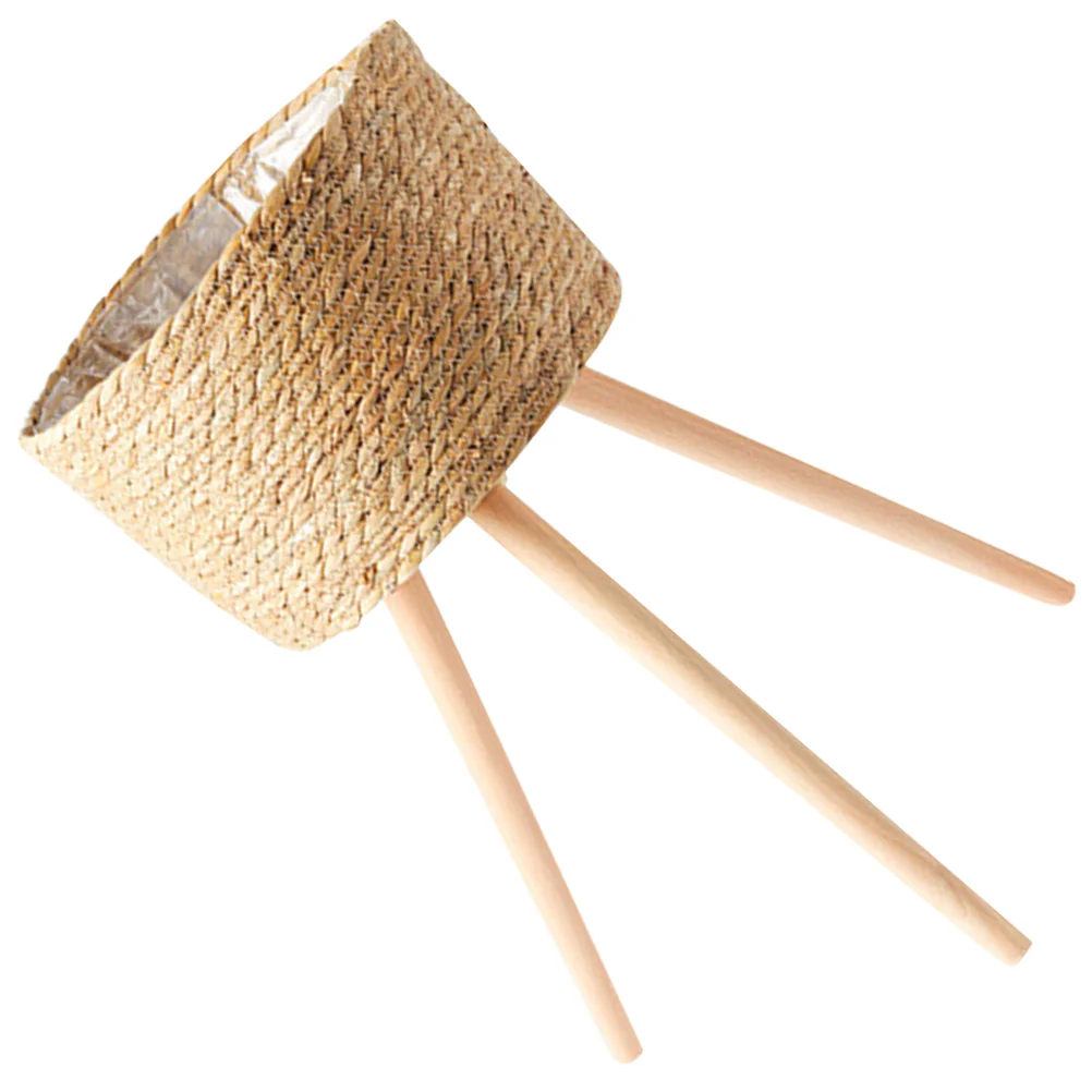 Wood Woven Plant Pot on Standing Legs Household Planter Pot Basket Wood Flower Pot Weaving Flowerpot Storage Basket
Wood Woven Plant Pot on Standing Legs Household Planter Pot Basket Wood Flower Pot Weaving Flowerpot Storage Basket