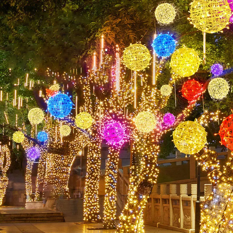 Led String Lights Fairy 30CM 20CM Rattan Ball Lamp Holiday Lighting Garland 220V Outdoor for Christmas Party Wedding Decoration
Led String Lights Fairy 30CM 20CM Rattan Ball Lamp Holiday Lighting Garland 220V Outdoor for Christmas Party Wedding Decoration