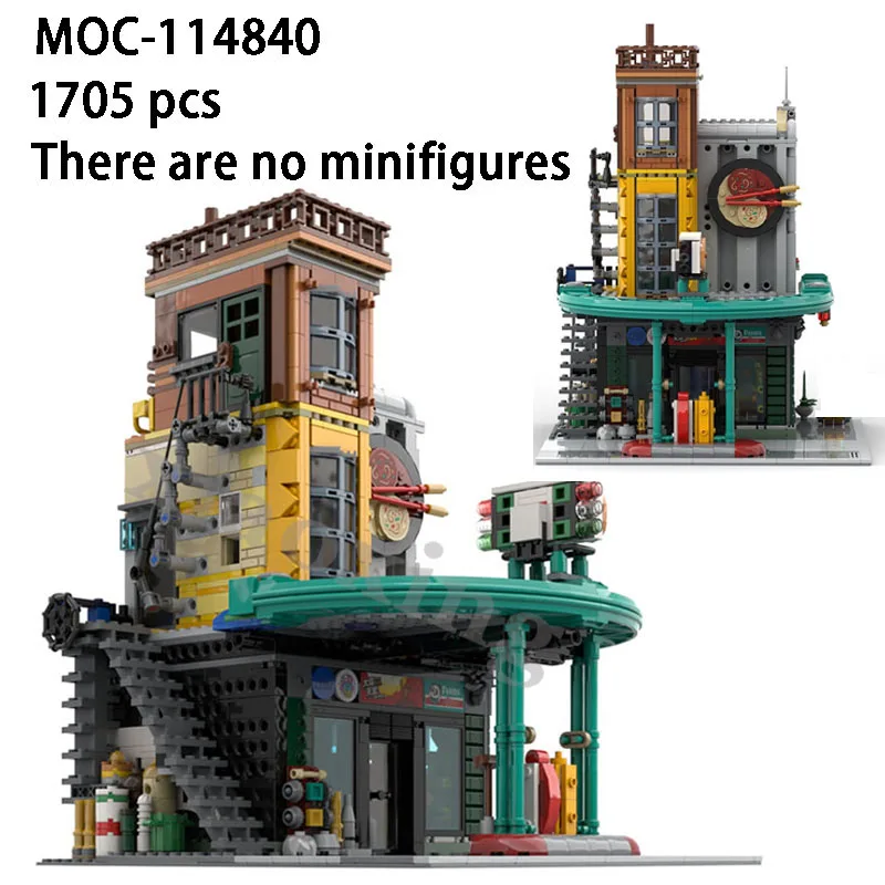 New Street View MOC-114840 Gas Station Brick Building Puzzle Assembly Building Block Toy Gift Adult Children Education Toy
New Street View MOC-114840 Gas Station Brick Building Puzzle Assembly Building Block Toy Gift Adult Children Education Toy