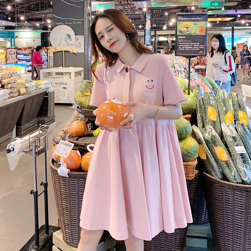 2024 Summer Postpartum Women Lactation Dress Short Sleeve Turn-Down Collar Maternity Breastfeeding Dress Cotton Linen Clothes
2024 Summer Postpartum Women Lactation Dress Short Sleeve Turn-Down Collar Maternity Breastfeeding Dress Cotton Linen Clothes