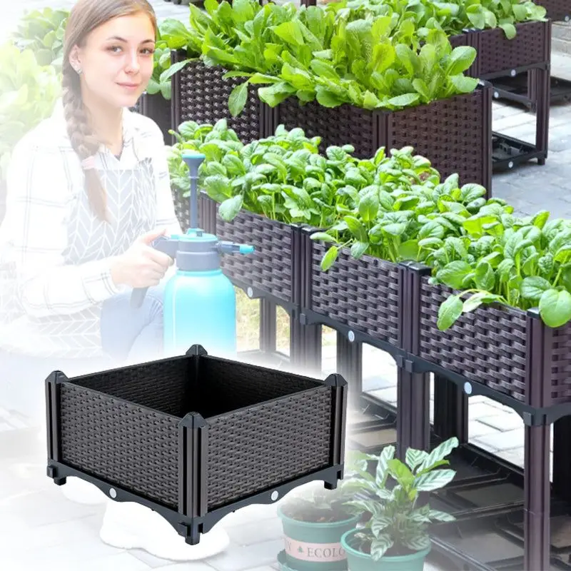 Multifunctional family vegetable planting box, balcony planting pot equipment, thickened rectangular flower pot, oversized flowe
Multifunctional family vegetable planting box, balcony planting pot equipment, thickened rectangular flower pot, oversized flowe