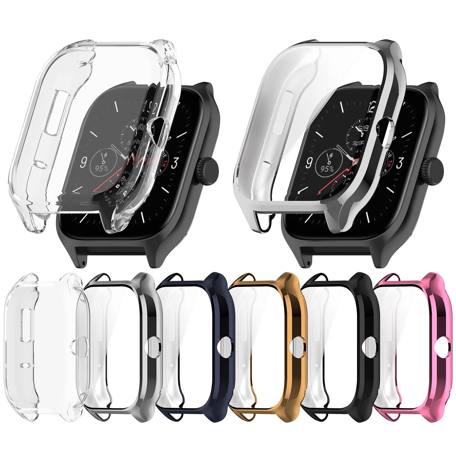 TPU Protective Shell For Huami Amazfit GTS 4 mini 3 Fall Protection Frame For Huami Amazfit GTR 2 2e Smartwatch Accessories Case
TPU Protective Shell For Huami Amazfit GTS 4 mini 3 Fall Protection Frame For Huami Amazfit GTR 2 2e Smartwatch Accessories Case