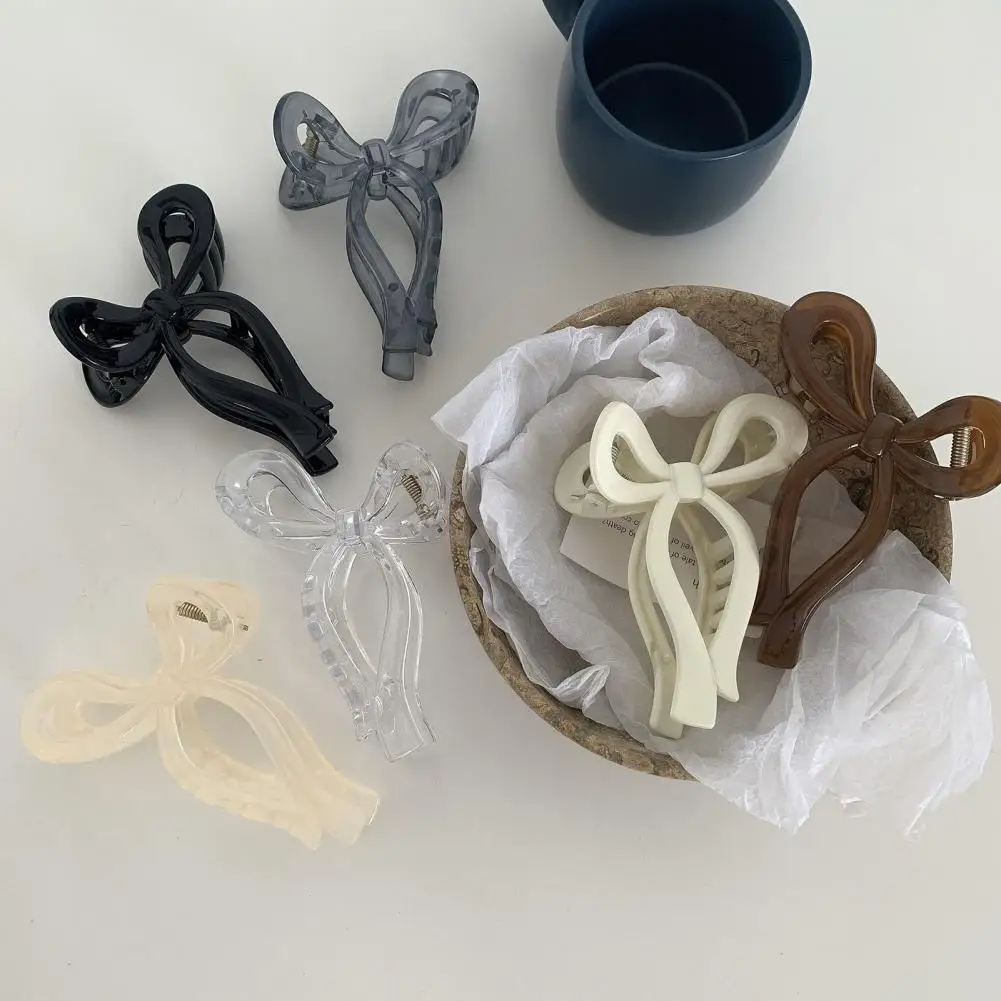 Bowknot Shape Hair Claw Cute Bow Hair Claw Clips Set for Women Fashionable Plastic Hair Accessories with Anti-slip for Teen
Bowknot Shape Hair Claw Cute Bow Hair Claw Clips Set for Women Fashionable Plastic Hair Accessories with Anti-slip for Teen