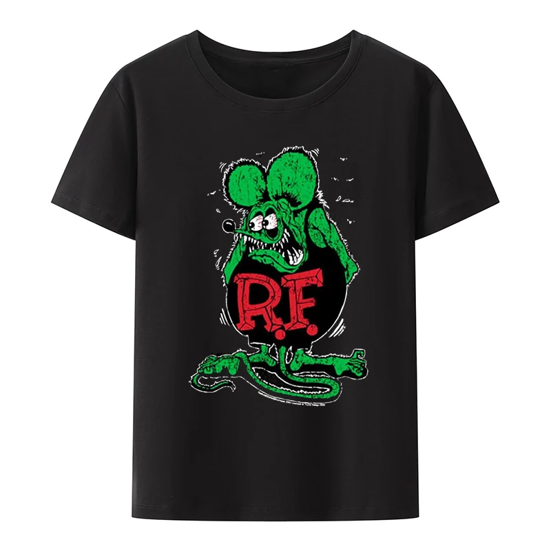 R.F. Ratfink Green Rat Mouse Rodant Distressed Adult White Black Cotton T-Shirt Cool Lovely Camisa Retro and Blouses Ulzzang
R.F. Ratfink Green Rat Mouse Rodant Distressed Adult White Black Cotton T-Shirt Cool Lovely Camisa Retro and Blouses Ulzzang