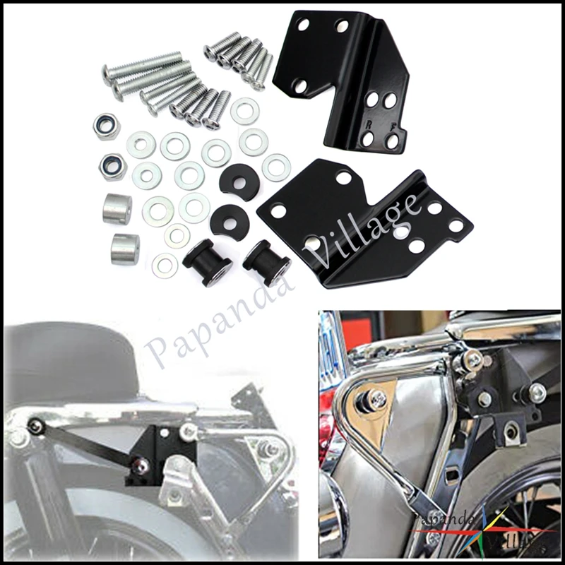 

For Harley Touring Road King Electra Street Glide 97-08 Motorcycle Accessories Detachable Luggage Rack Backrest Docking Hardware