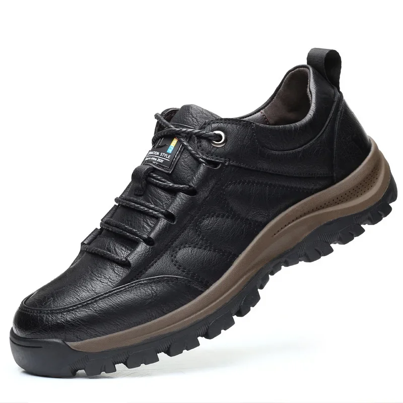 Outdoor Sports Hiking Shoes for Men Fashion Casual Non-slip Work Leather Shoes Male Spring Autumn Winter Breathable Sneakers Man
Outdoor Sports Hiking Shoes for Men Fashion Casual Non-slip Work Leather Shoes Male Spring Autumn Winter Breathable Sneakers Man
