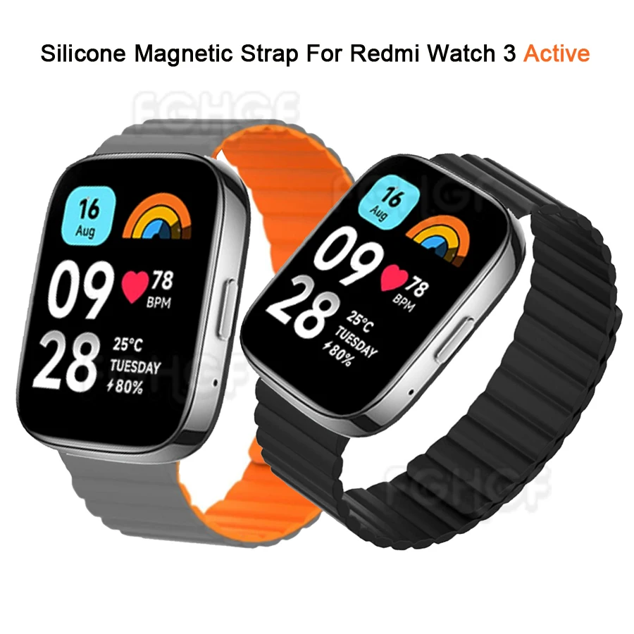 Silicone Magnetic Watch Band For Redmi Watch 3 Active Strap Replacement Bracelet For Xiaomi Redmi Watch 3 Lite Wristband Correa
Silicone Magnetic Watch Band For Redmi Watch 3 Active Strap Replacement Bracelet For Xiaomi Redmi Watch 3 Lite Wristband Correa