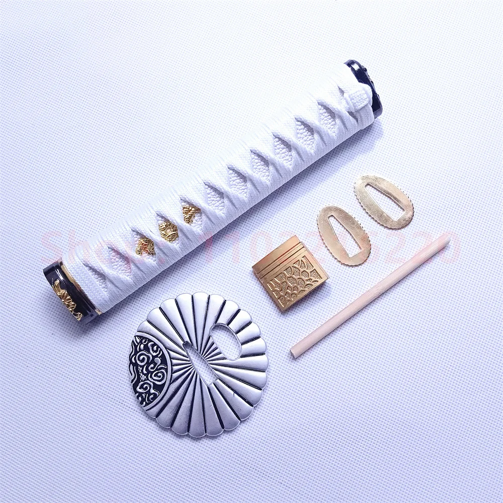 20cm Handle Tsuka Hilt Alloy Tsuba Handguard Guard Fuchi Kashira Menuki Habaki Seppa For Japanese Samurai Katana Sword Fittings
20cm Handle Tsuka Hilt Alloy Tsuba Handguard Guard Fuchi Kashira Menuki Habaki Seppa For Japanese Samurai Katana Sword Fittings